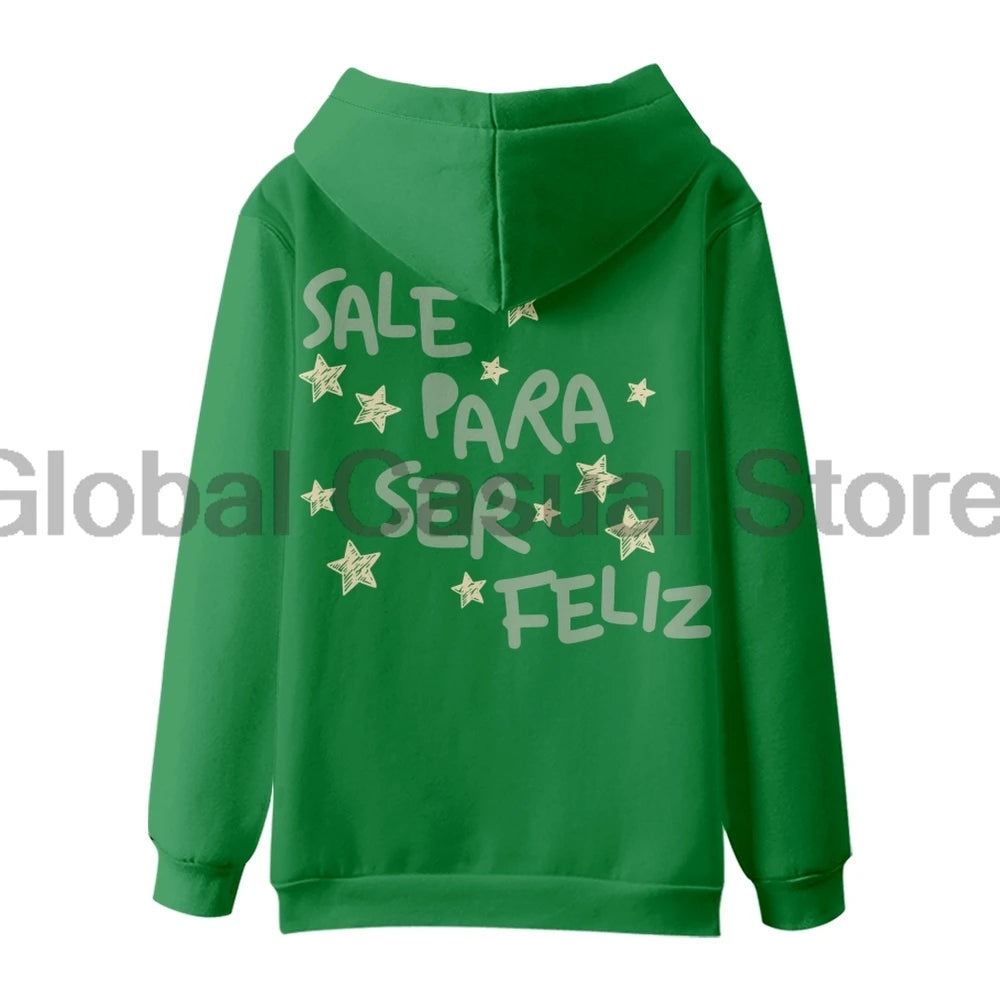 Ivan Cornejo Sale Para Ser Feliz Merch Hoodie 2025 Mirada Tour Long Sleeve Streetwear Women Men Hooded Sweatshirts