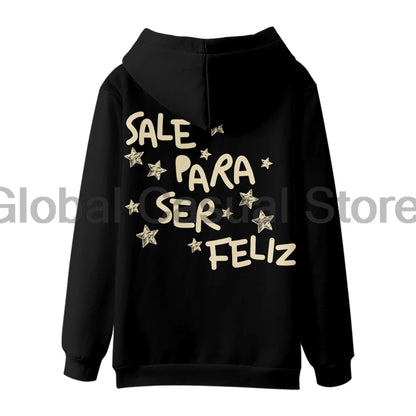 Ivan Cornejo Sale Para Ser Feliz Merch Hoodie 2025 Mirada Tour Long Sleeve Streetwear Women Men Hooded Sweatshirts